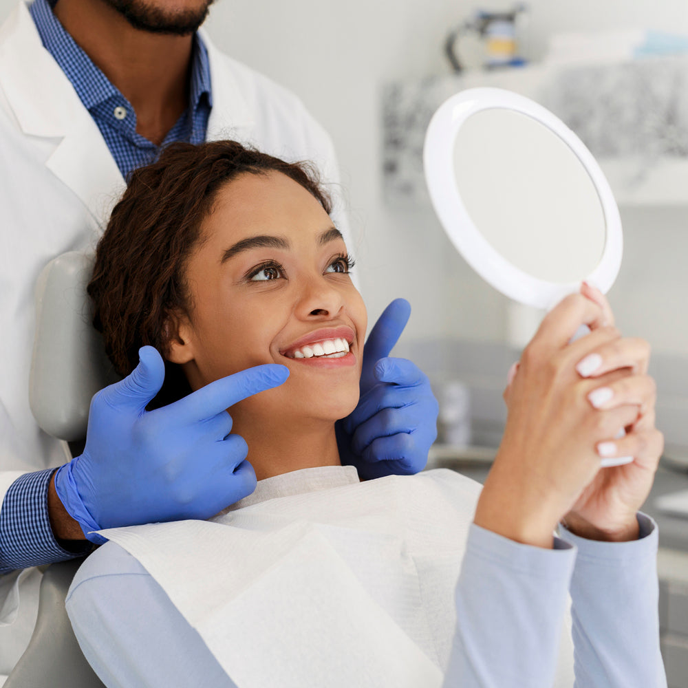 Patient visiting dentist at Tetbury Dental Practice