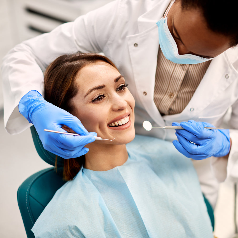 Patient during dental appointment at Tetbury Dental Practice